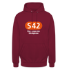 S42 - Unisex Hoodie - Bordeaux