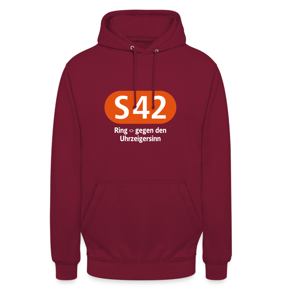 S42 - Unisex Hoodie - Bordeaux