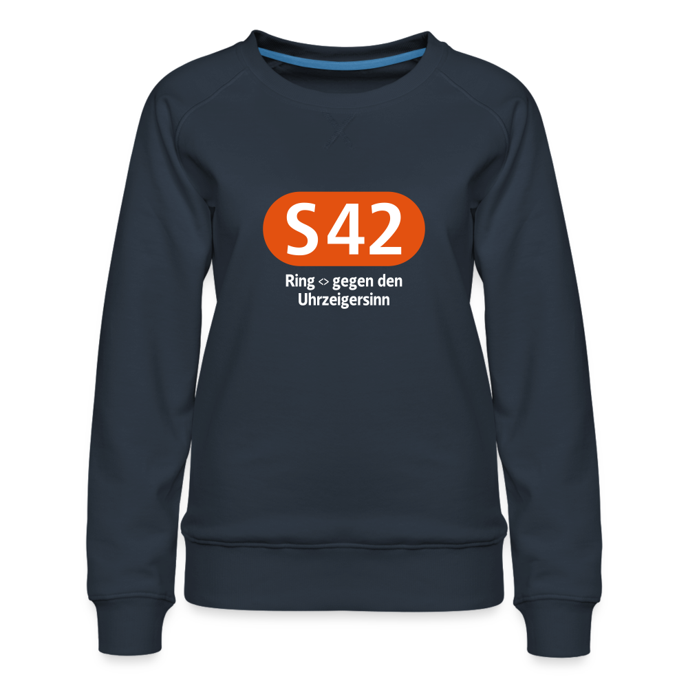 S42 - Frauen Premium Sweatshirt - Navy