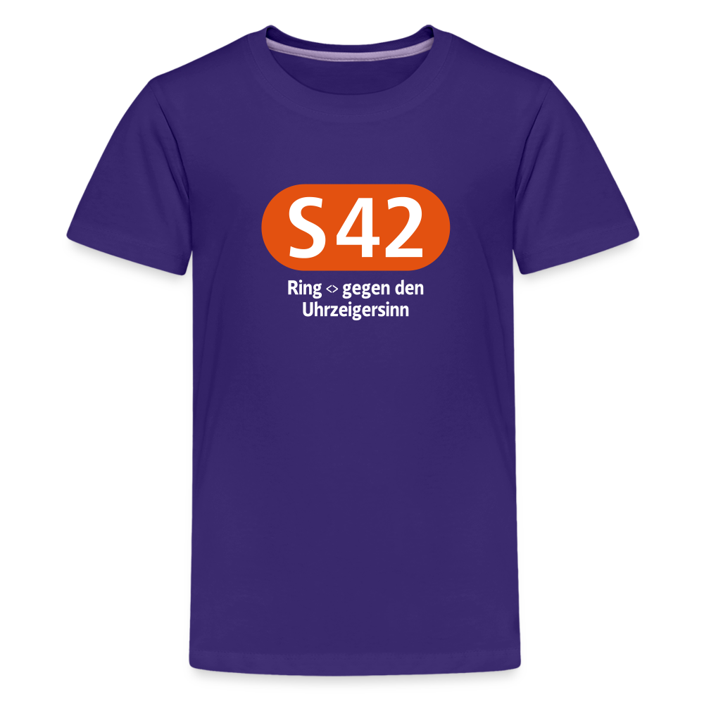 S42 - Teenager Premium T-Shirt - Lila