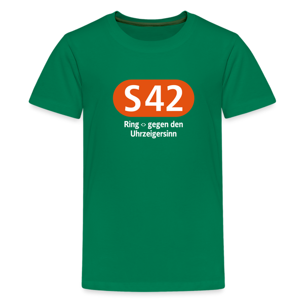 S42 - Teenager Premium T-Shirt - Kelly Green
