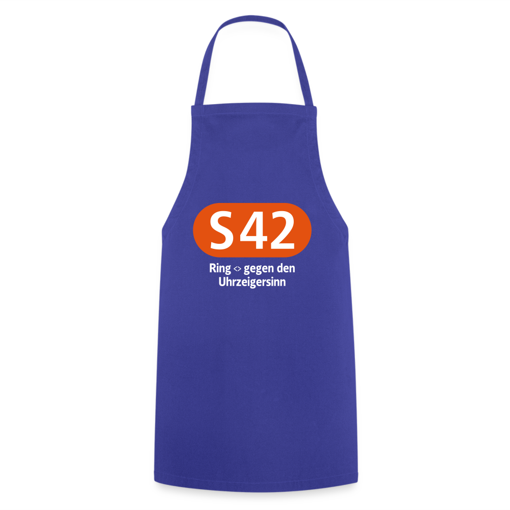 S42 - Kochschürze - Royalblau