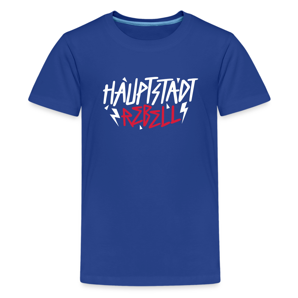 Haupstadt Rebell - Teenager Premium T-Shirt - Königsblau