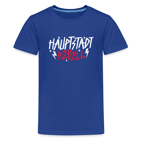 Haupstadt Rebell - Teenager Premium T-Shirt - Königsblau