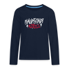 Haupstadt Rebell - Teenager Langarmshirt - Navy