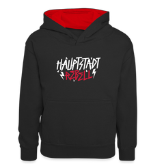 Haupstadt Rebell - Teenager Kontrast-Hoodie