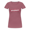 Uffjepasst! - Frauen Premium T-Shirt - Malve