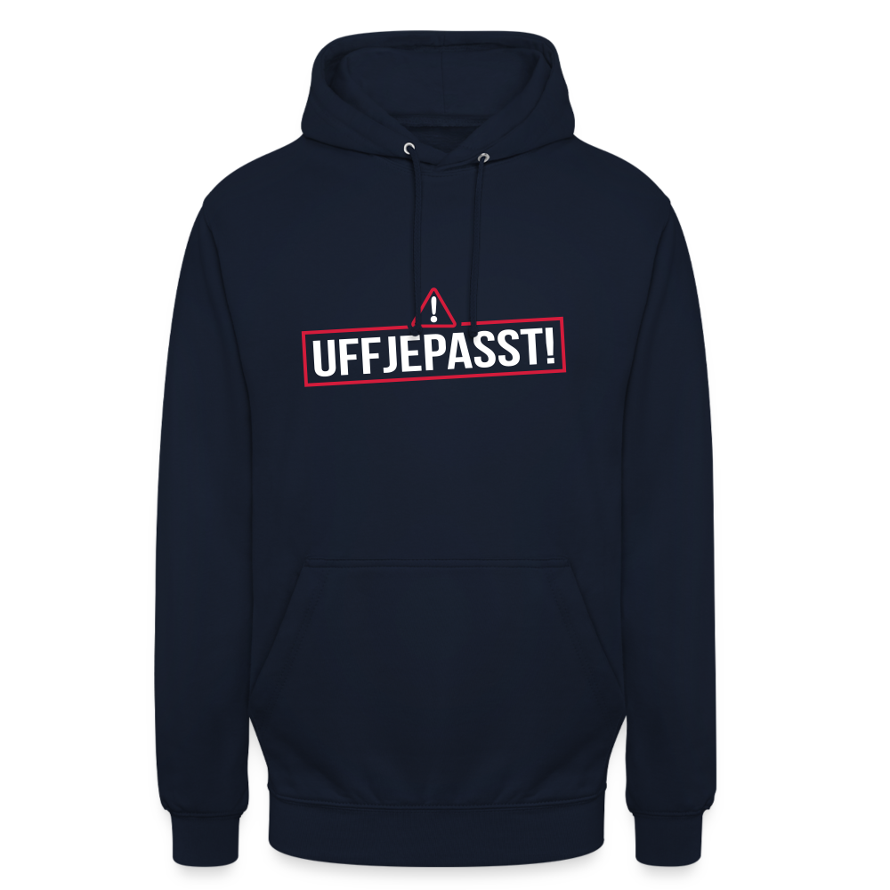 Uffjepasst! - Unisex Hoodie - Navy