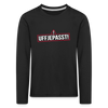 Uffjepasst! - Kinder Langarmshirt - Schwarz