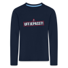 Uffjepasst! - Kinder Langarmshirt - Navy