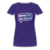 Keene Zeit für Blabla! - Frauen Premium T-Shirt - Lila