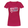 Keene Zeit für Blabla! - Frauen Premium T-Shirt - dunkles Pink