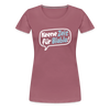 Keene Zeit für Blabla! - Frauen Premium T-Shirt - Malve