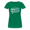 Keene Zeit für Blabla! - Frauen Premium T-Shirt - Kelly Green