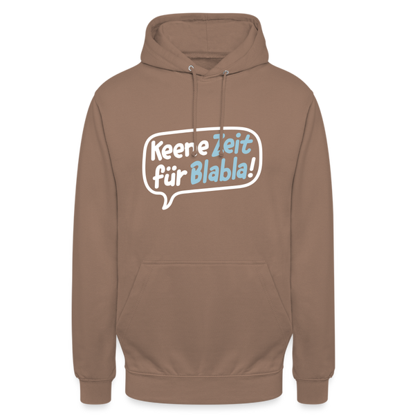 Keene Zeit für Blabla! - Unisex Hoodie - Mokka