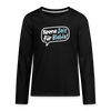 Keene Zeit für Blabla! - Teenager Langarmshirt - Schwarz