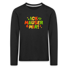 ick mauser - Kinder Langarmshirt - Schwarz
