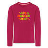 ick mauser - Kinder Langarmshirt - dunkles Pink