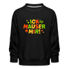 ick mauser - Kinder Premium Sweatshirt - Schwarz