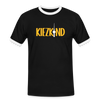 Kiezkind - Männer Ringer T-Shirt - Schwarz/Weiß