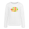 ick mauser - Teenager Langarmshirt - Weiß