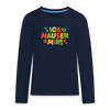 ick mauser - Teenager Langarmshirt - Navy