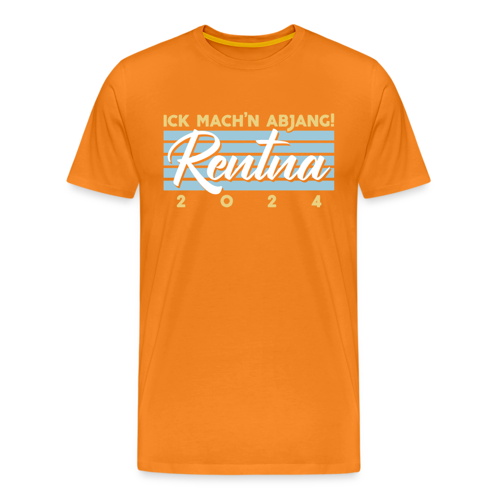 Rentna in Berlin - Männer Premium T-Shirt - Orange