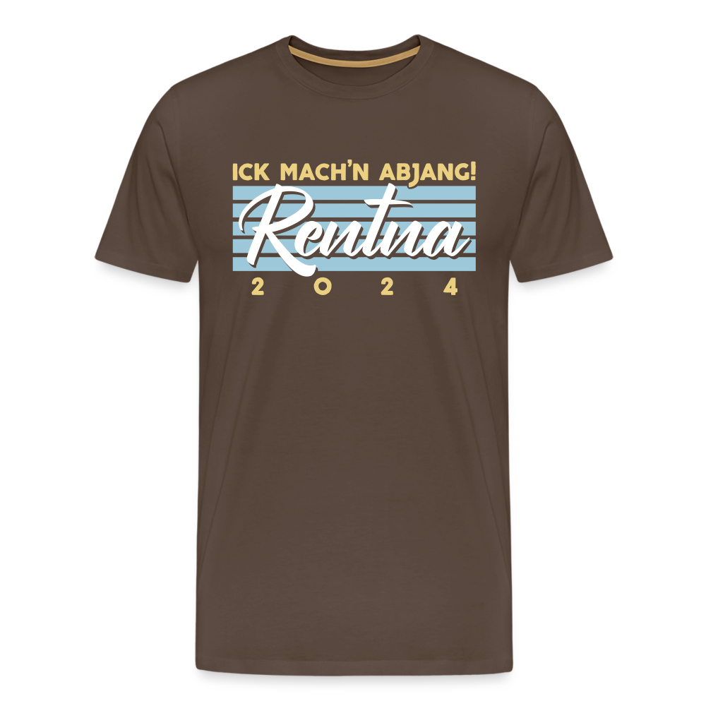 Rentna in Berlin - Männer Premium T-Shirt - Edelbraun
