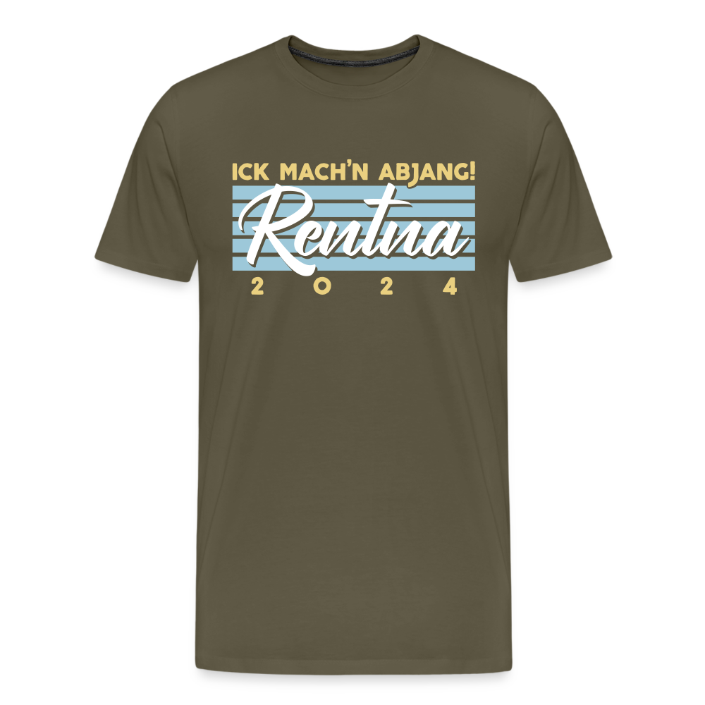 Rentna in Berlin - Männer Premium T-Shirt - Khaki