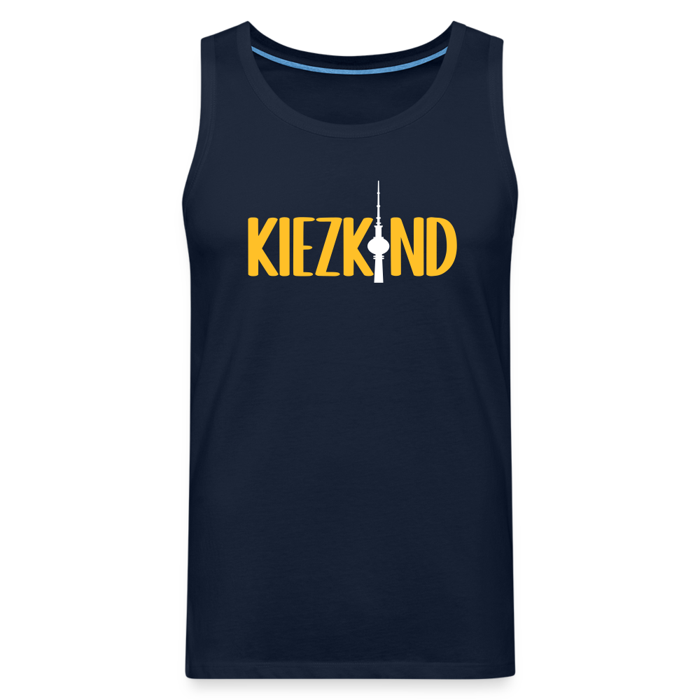 Kiezkind - Männer Premium Tank Top - Navy