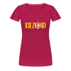 Kiezkind - Frauen Premium T-Shirt - dunkles Pink