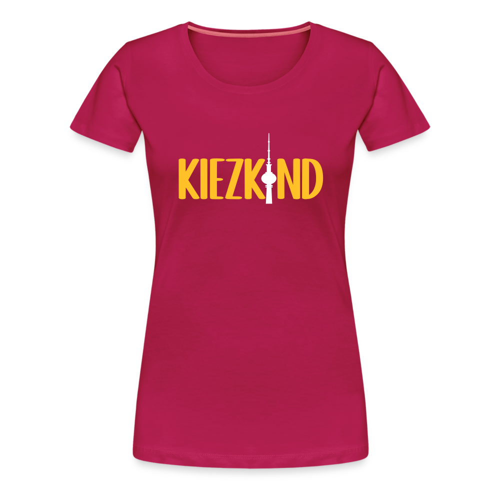 Kiezkind - Frauen Premium T-Shirt - dunkles Pink
