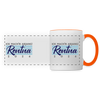 Rentna in Berlin - Tasse zweifarbig - Weiß/Orange