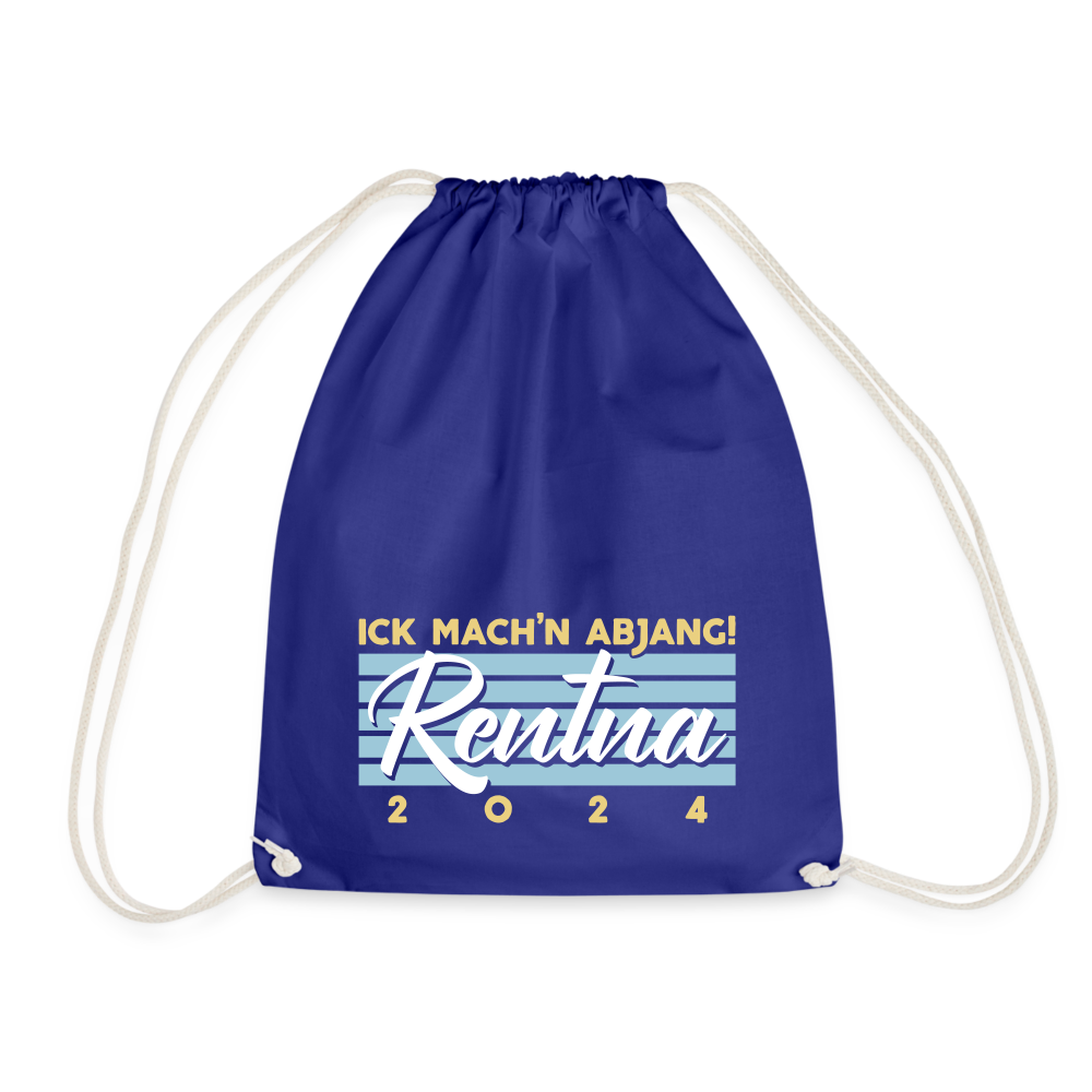 Rentna in Berlin - Turnbeutel - Königsblau
