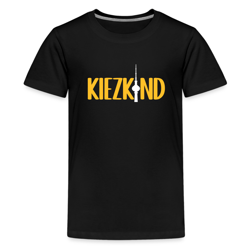 Kiezkind - Teenager Premium T-Shirt - Schwarz