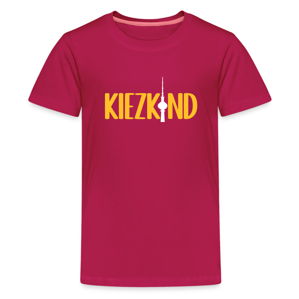 Kiezkind - Teenager Premium T-Shirt - dunkles Pink