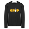 Kiezkind - Kinder Langarmshirt - Schwarz