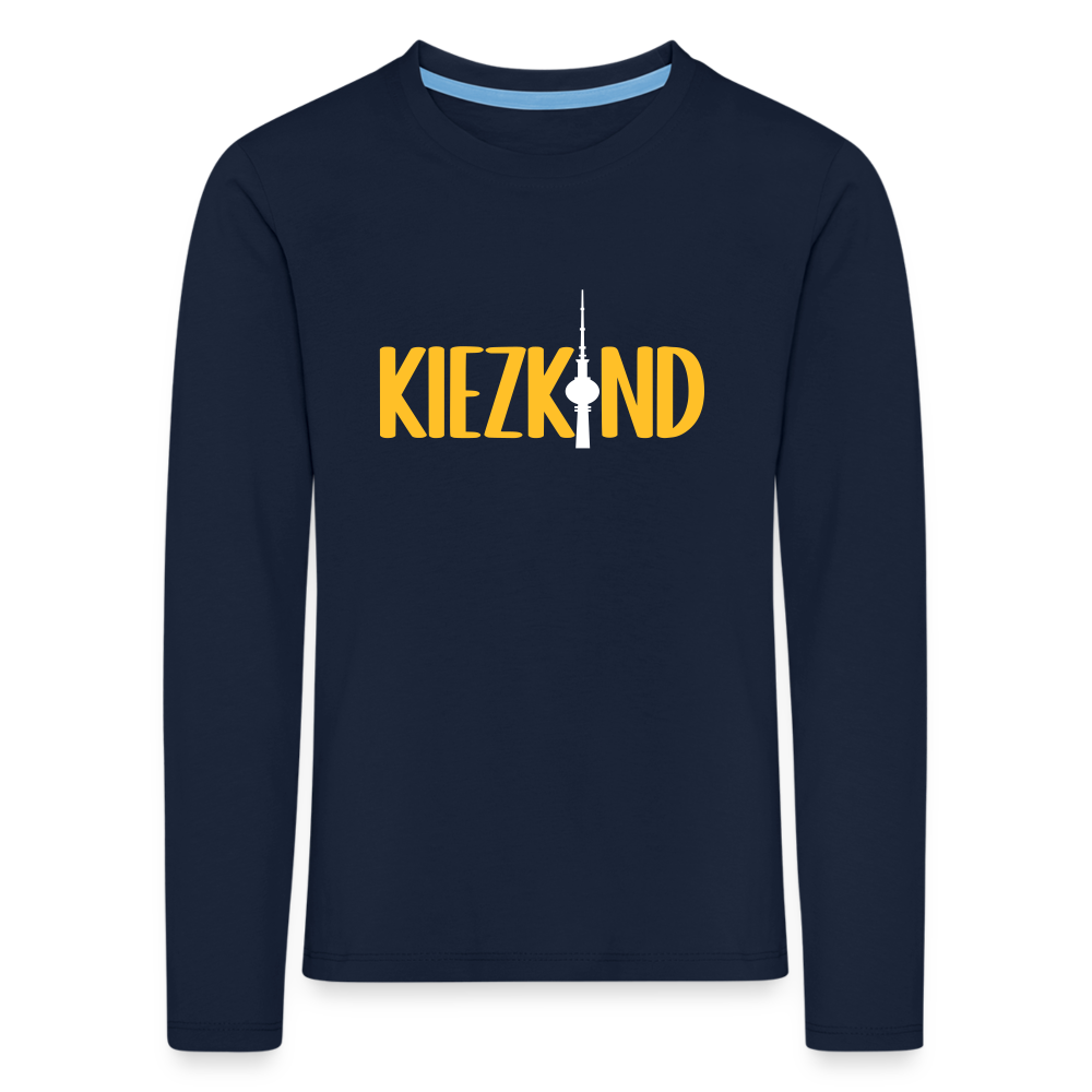 Kiezkind - Kinder Langarmshirt - Navy