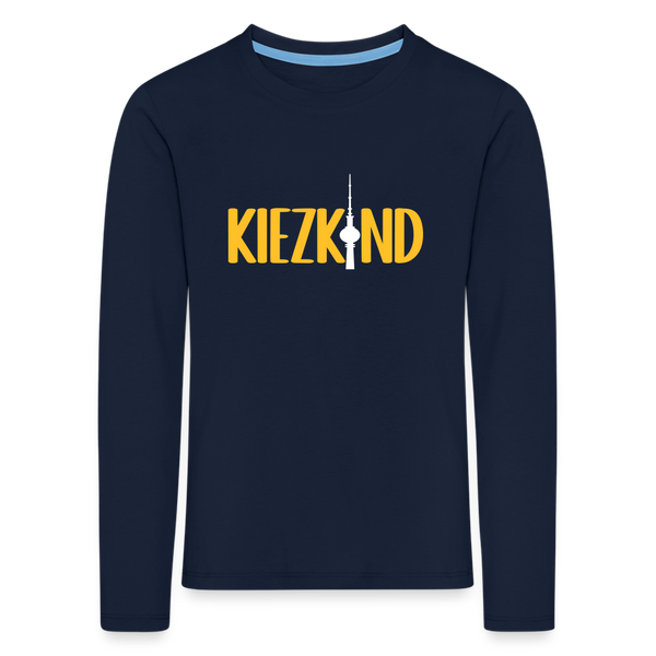 Kiezkind - Kinder Langarmshirt - Navy