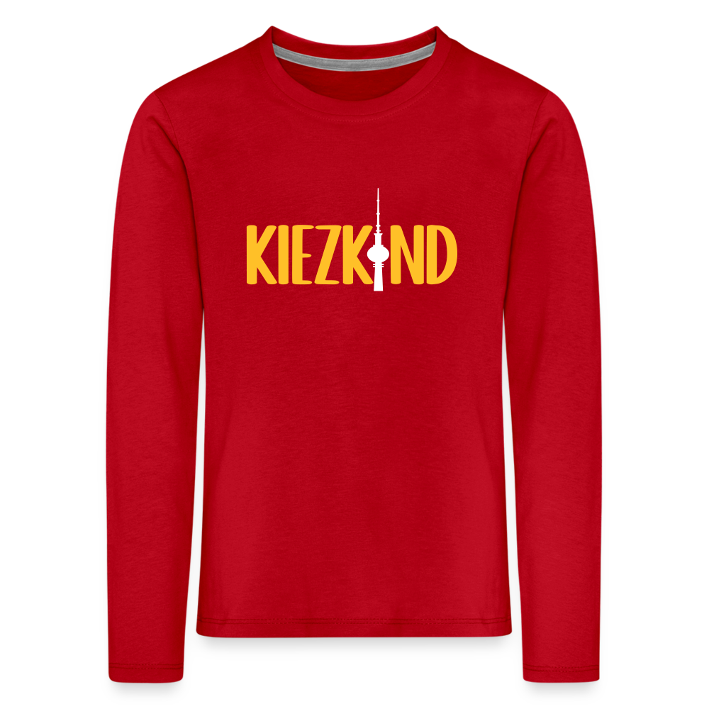 Kiezkind - Kinder Langarmshirt - Rot