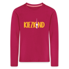 Kiezkind - Kinder Langarmshirt - dunkles Pink