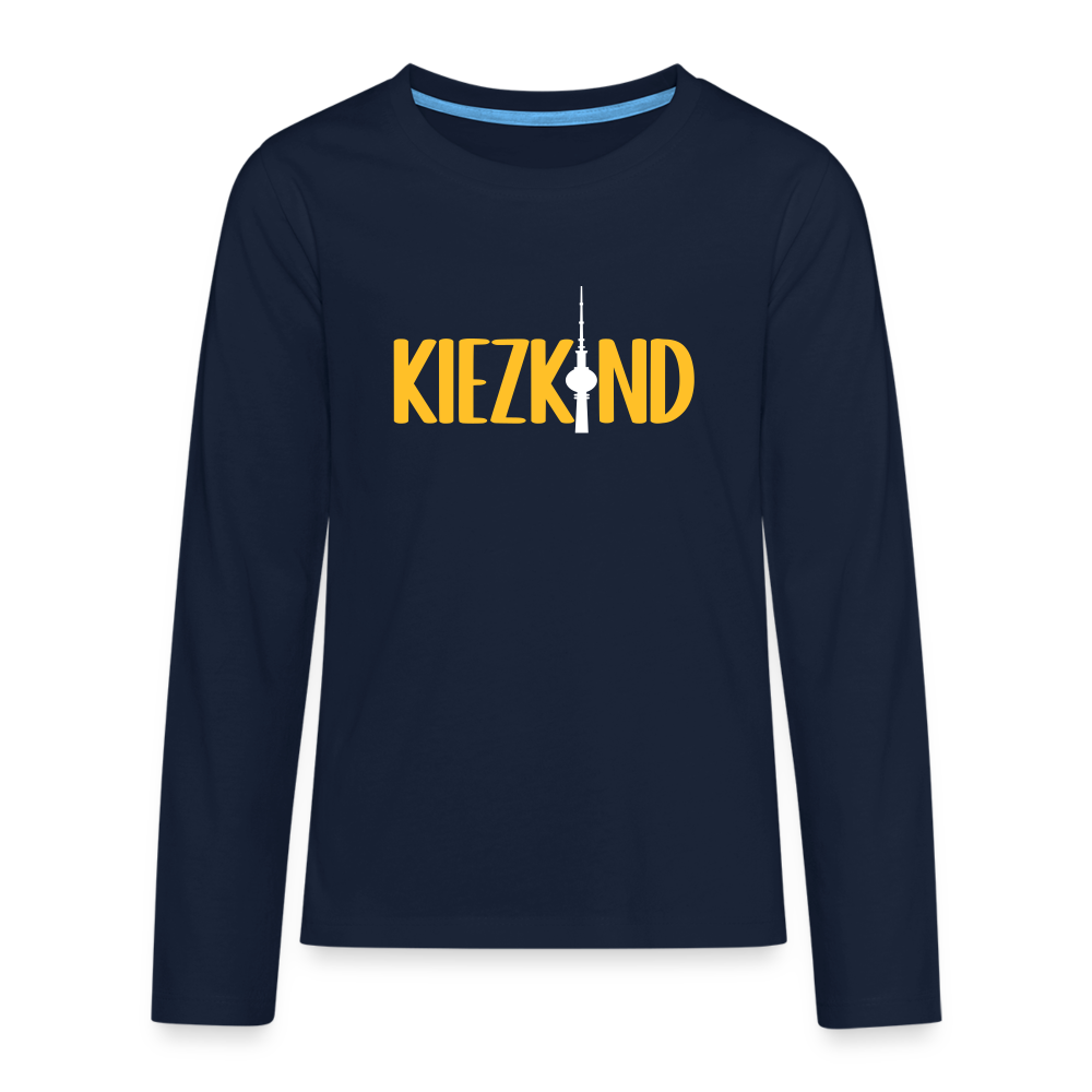 Kiezkind - Teenager Langarmshirt - Navy