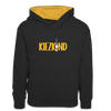 Kiezkind - Teenager Kontrast-Hoodie - Schwarz/Gold