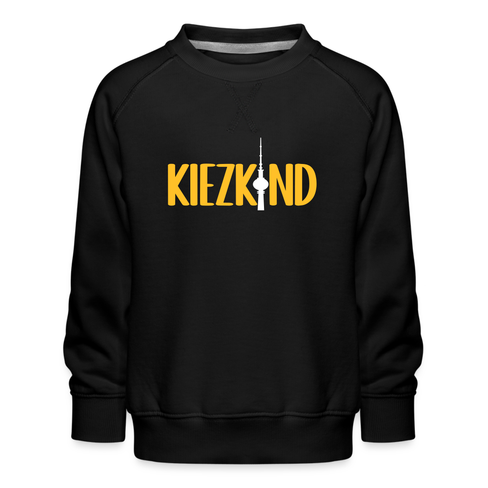 Kiezkind - Kinder Premium Sweatshirt - Schwarz
