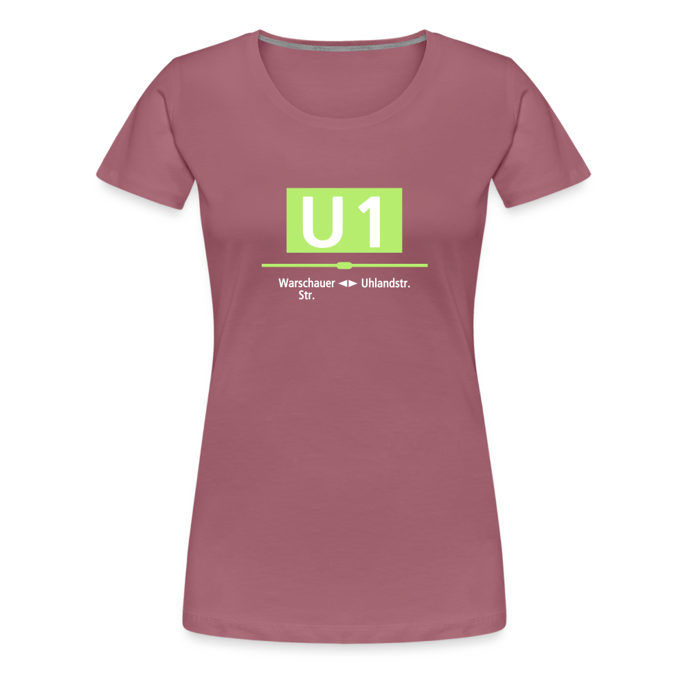 U1 - Frauen Premium T-Shirt - Malve