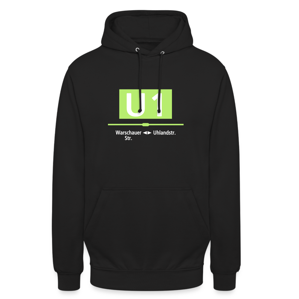 U1 - Unisex Hoodie - Schwarz