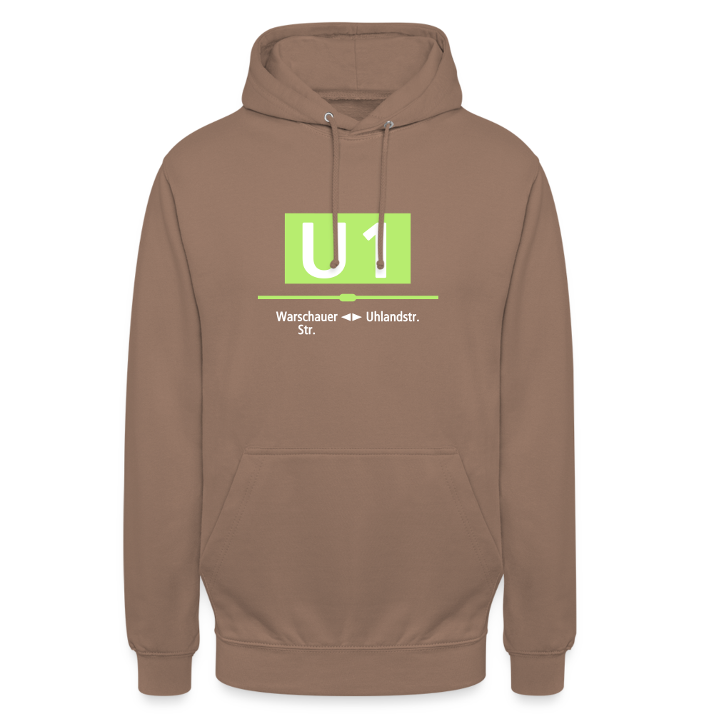 U1 - Unisex Hoodie - Mokka