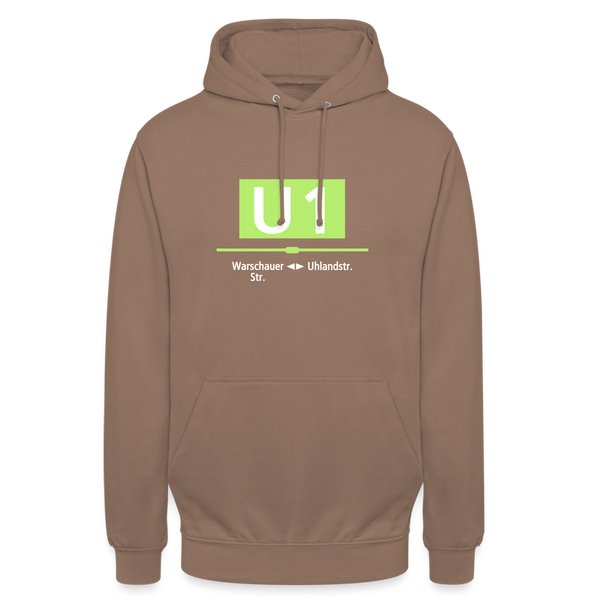 U1 - Unisex Hoodie - Mokka