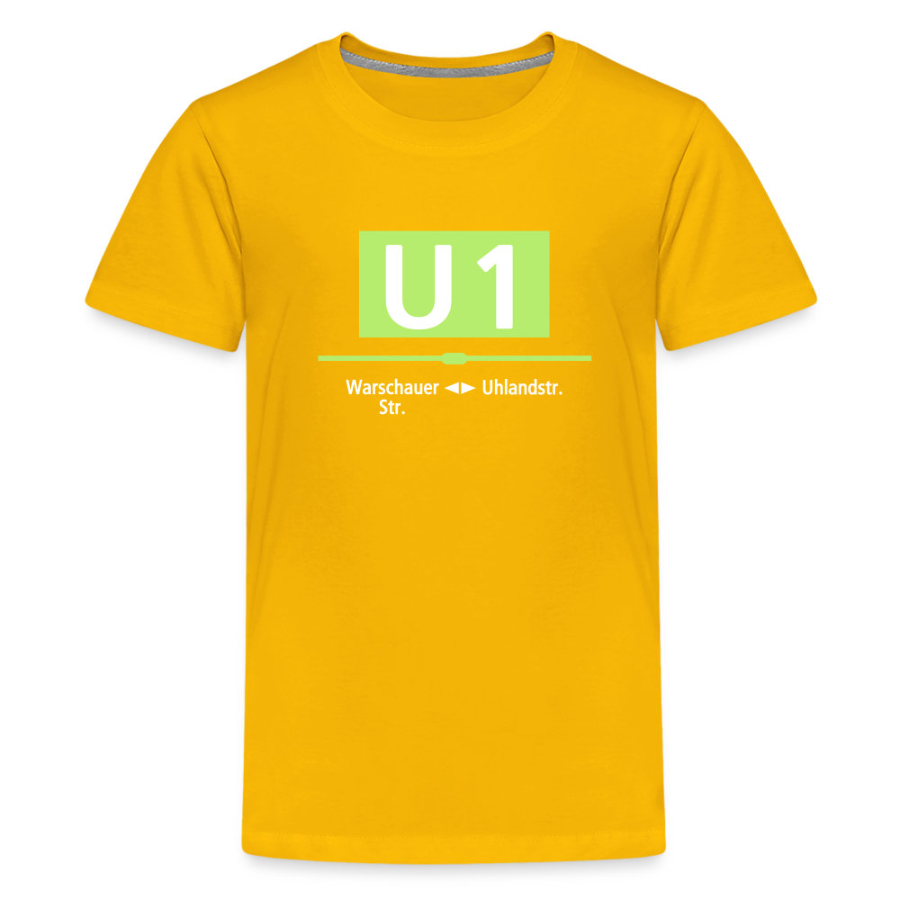 U1 - Teenager Premium T-Shirt - Sonnengelb
