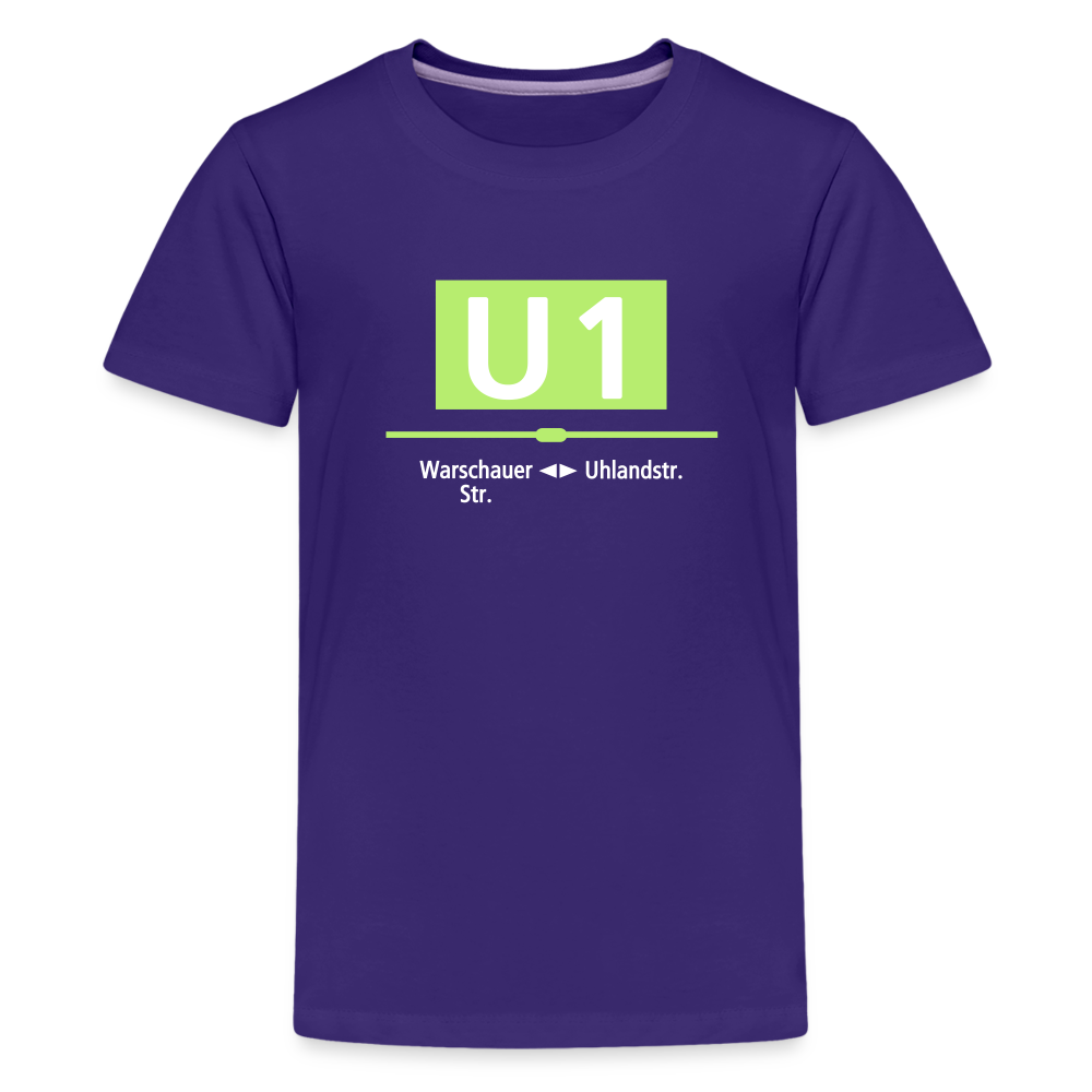 U1 - Teenager Premium T-Shirt - Lila